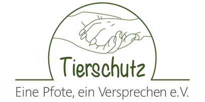 Logo Tierschutz - eine Pfote ein Versprechen